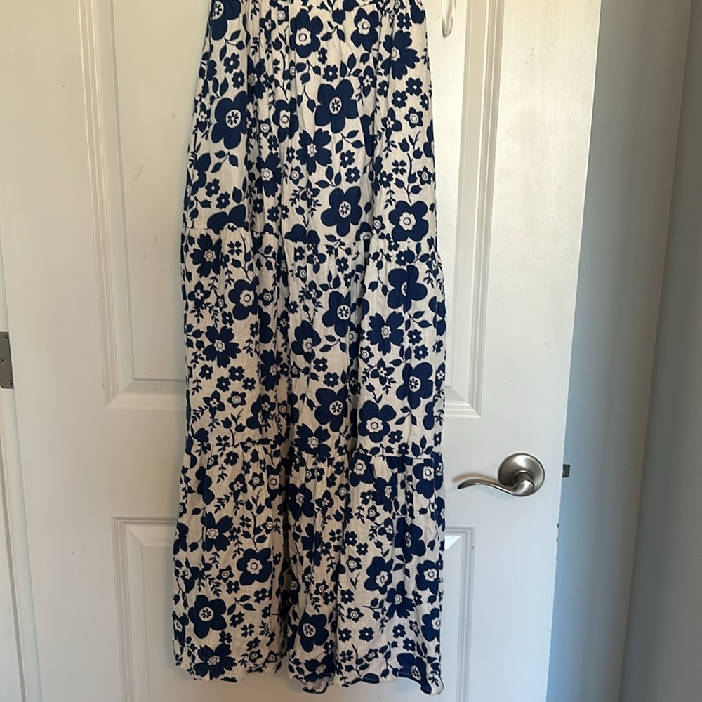 Lost and Wander Blue Floral Dress - XS - Picture 4 of 7